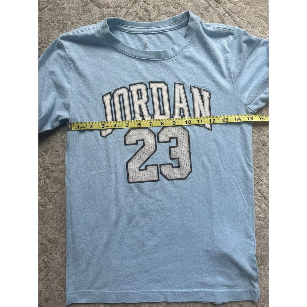 Michael Jordan #23 UNC Blue Tee Kids L / Adult XS - Picture 7 of 7